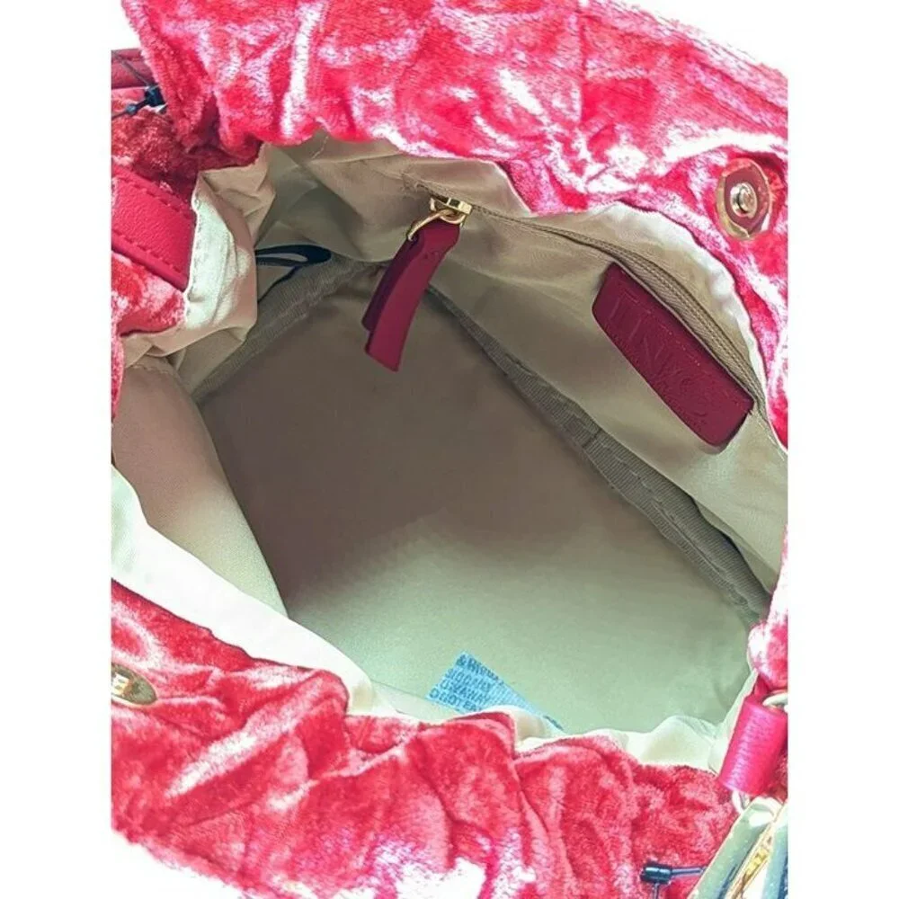 I.N.C. International Concepts Meliss Small Red Velvet Bucket Bag (MSRP $80)